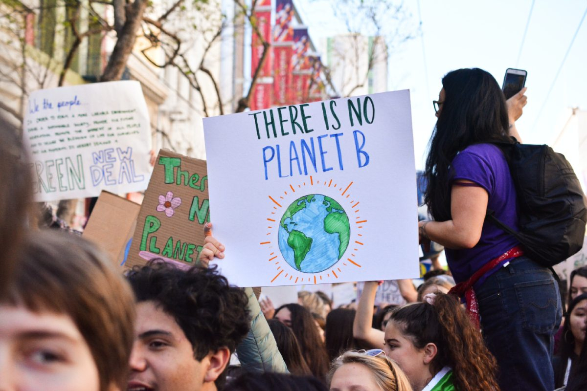 klimaat protest there is no planet b