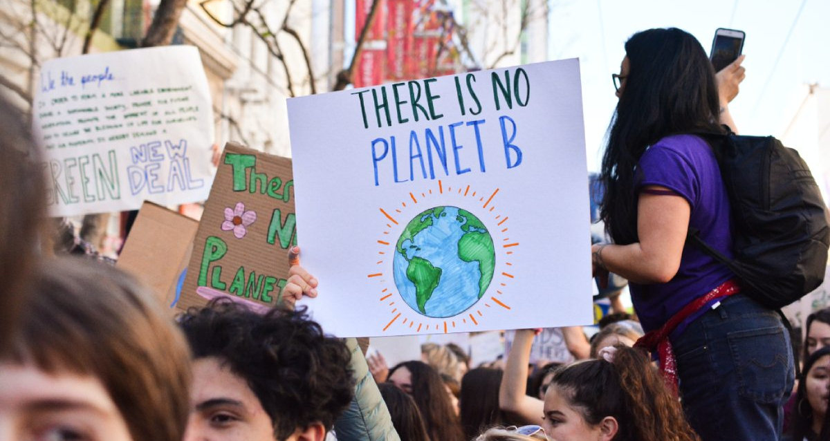 klimaat protest there is no planet b