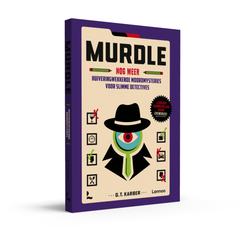 3D cover van het boek Murdle 2