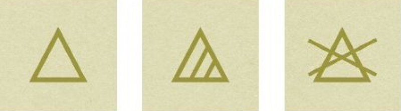 icoontjes driehoek